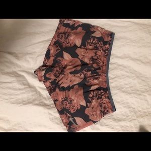 Nike floral running shorts! (S)